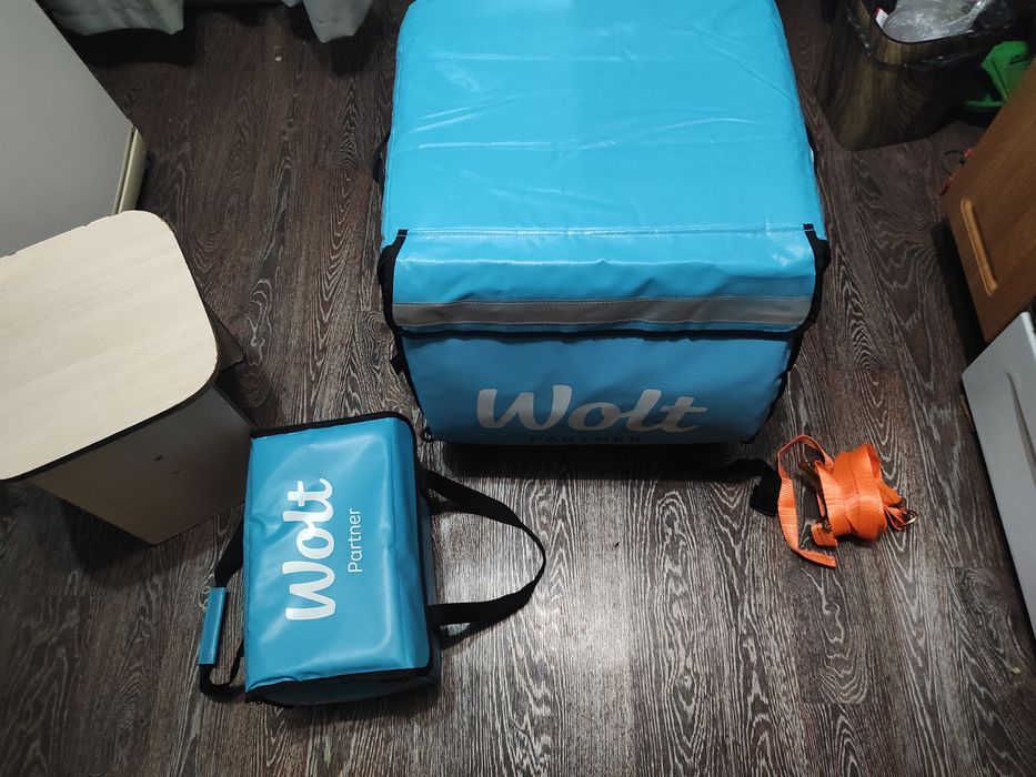 Термосумка wolt для доставки
