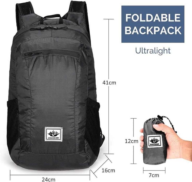 Водоустойчива, сгъваема раница 20L