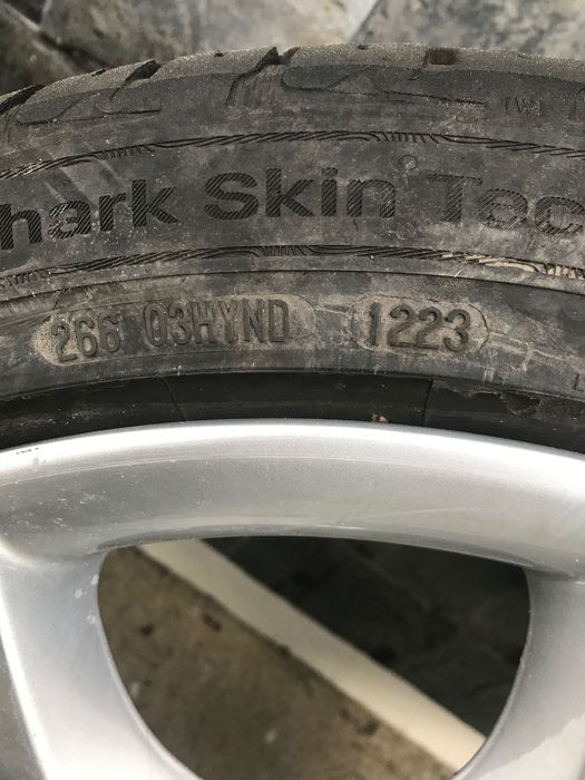 Vând jante audi originale 245 40 R18 cauciucuri uniroyal de vara noi