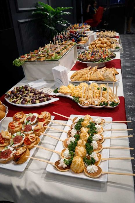 Фуршет, закуски на дом, канапе