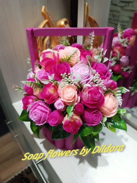 Цветы из мыло, совунли гуллар 60 000 дан бошланади