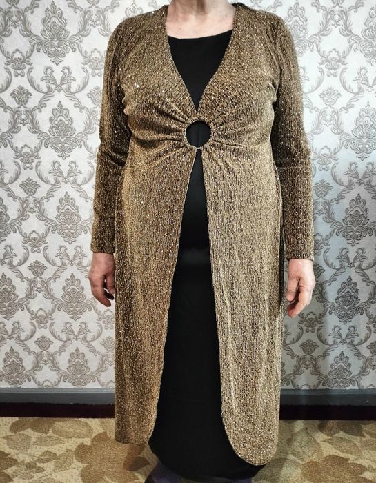 Платье вечернее песок