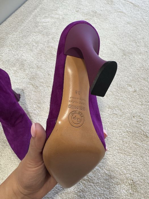 Италиански обувки с висок ток