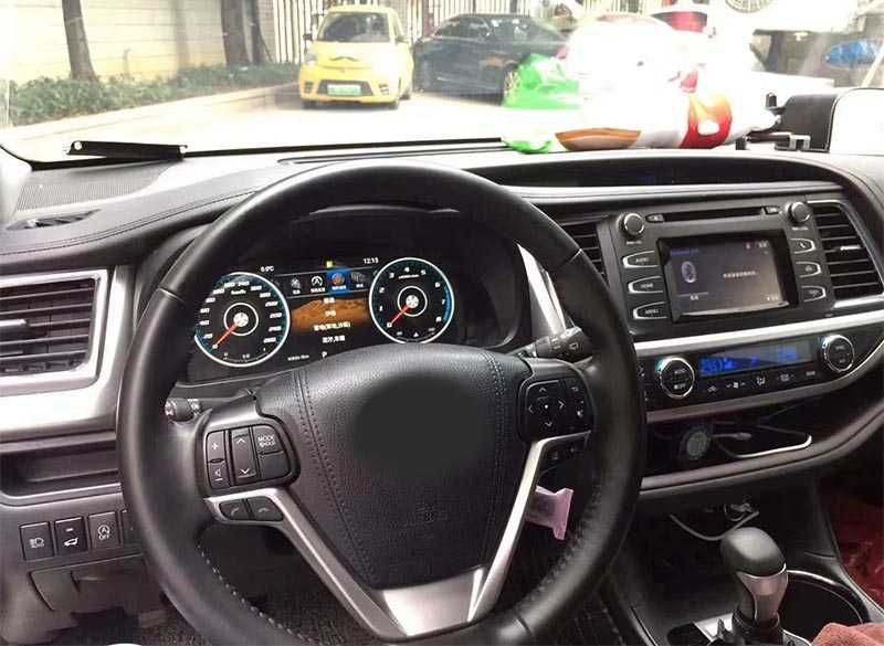 Дигитален километраж 12.3" Toyota Highlander 2015-2020 LINUX SYSTEM