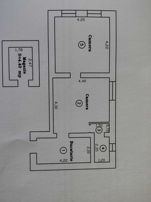 Apartament 2 camere de vanzare