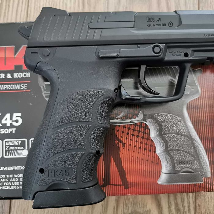 Еърсофт пистолет Heckler & Koch HK45 от UMAREX Германия Метална рама