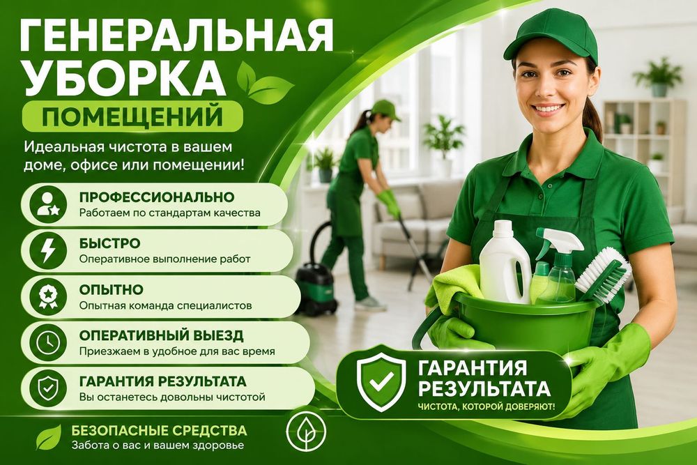 Профессиональная генеральная уборка