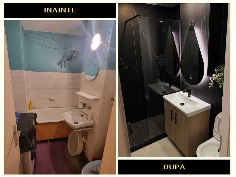 Amenajări interioare complete – zugrăveli, parchet, rigips