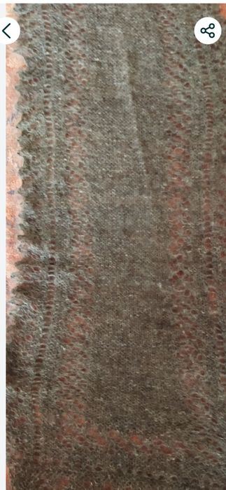 Платок пуховый, шарф паутинка