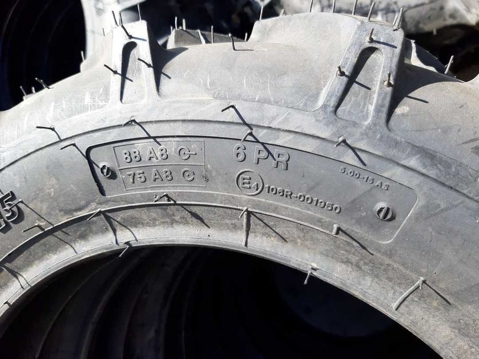 Anvelope de motocultor livrare rapida 5.00-15 BKT tractiune 6pr