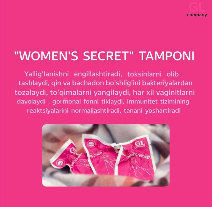 Women's Secret tamponi endi sotuvda