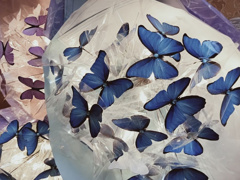 Букеты из бабочек