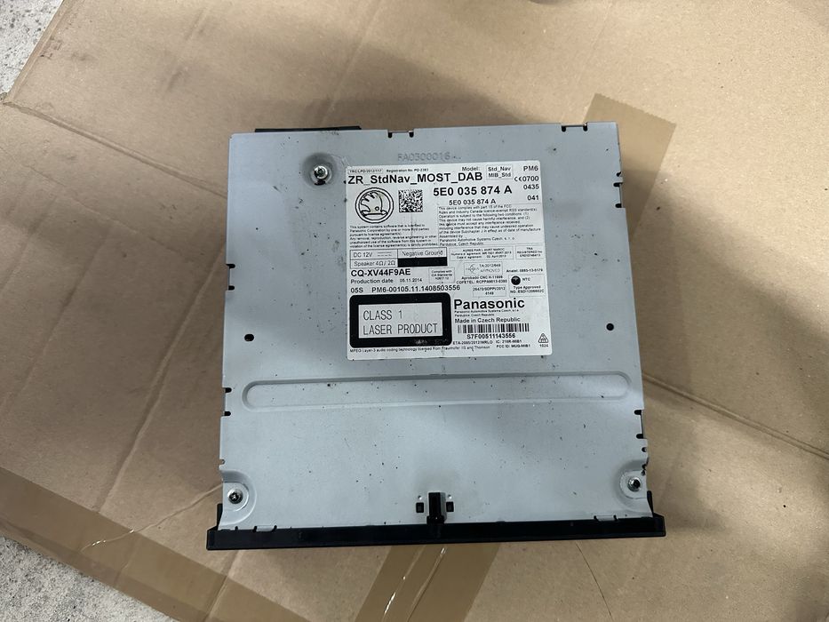 Modul navigatie torpedou skoda octavia 3 5E0035874A