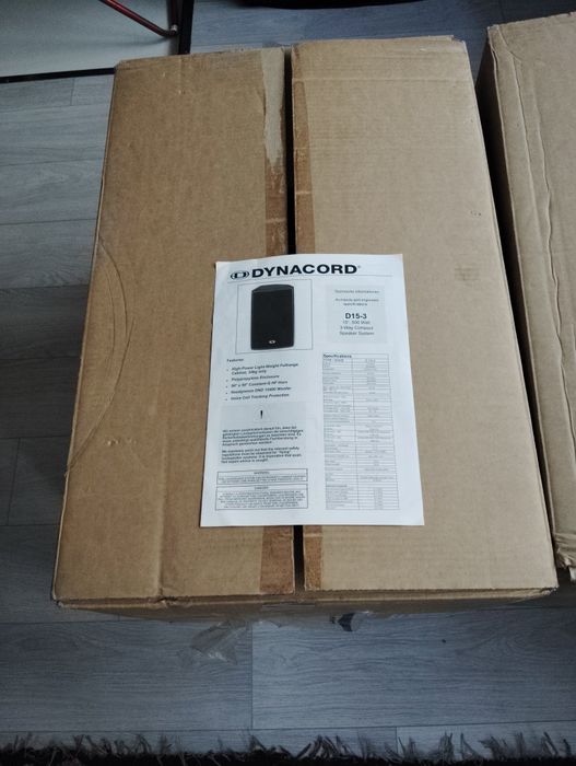 Unicat !! Boxe pasive dynacord d-lite 15-3 (noi) xa2 , huse fixe bonus