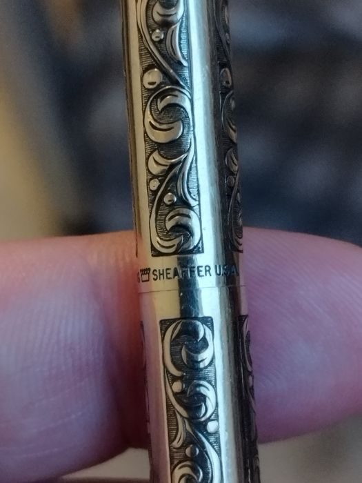 Pix vintage Sheaffer 12k RGP Made In USA