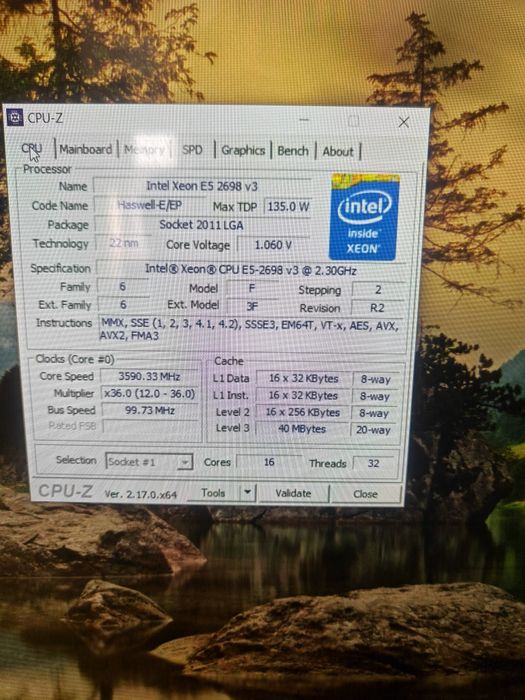 Xeon 2698v3 x99 16gb ОЗУ