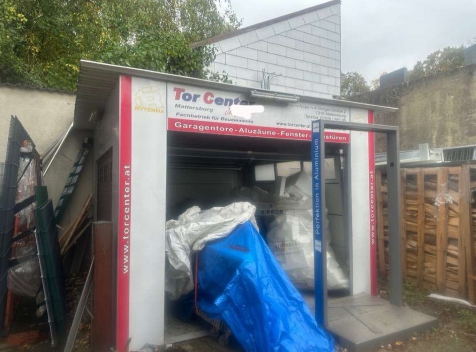 Garaj aluminiu 380x360cm util