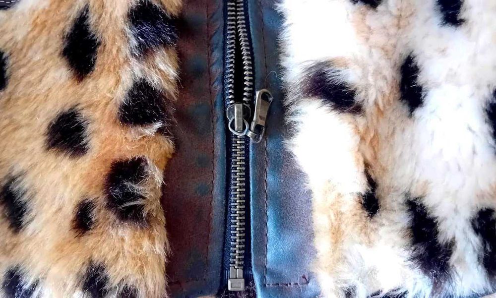 Женско яке, сезон Есен/Зима, размер L, Леопардов принт