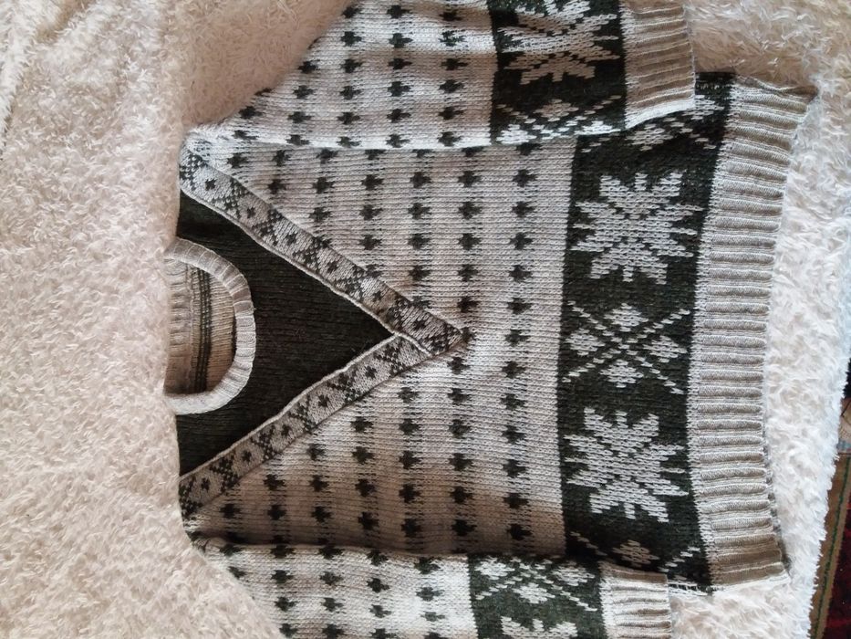 Свитер зимний теплый