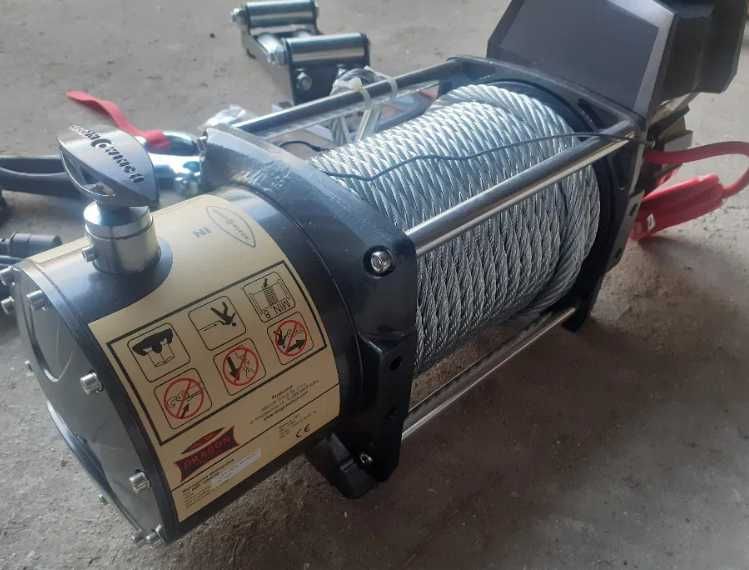 Ofertă Specială – Troliu Auto 12V, 6.2Tone(13500 lbs),Cablu Oțel, NOU!