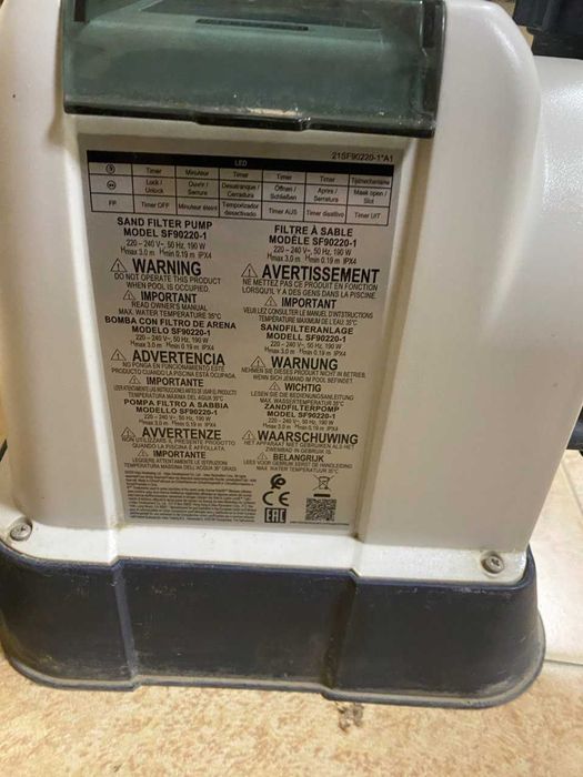 Intex песочный фильтр насос для бассейна б/у