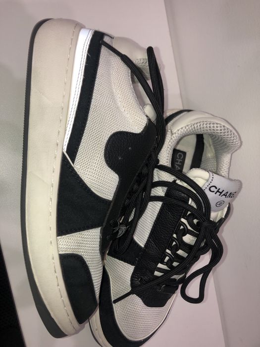 Стильные модные кроссовки. Шанель кожа