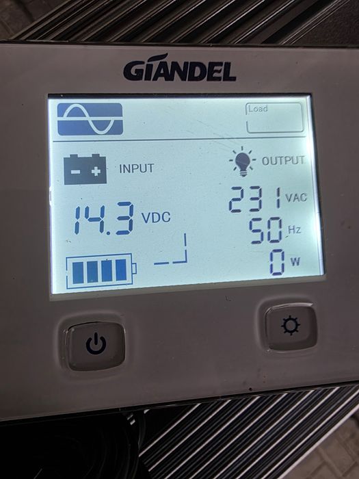 Инвертор GIANDEL 5000W 12V към 230V Чиста Синусоида с Дистанционно