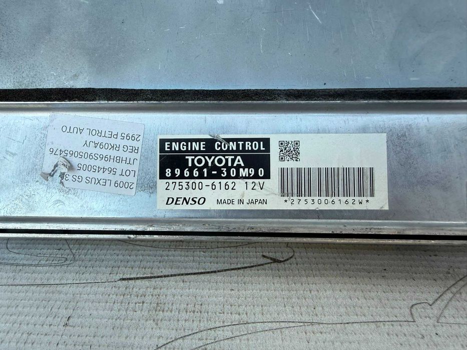 Calculator Motor ECU Denso / Toyota / Lexus GS 300 3.0 Benzină 89661-30M90 / 275300-6162 2009 / [2005-2012] / (5B2)