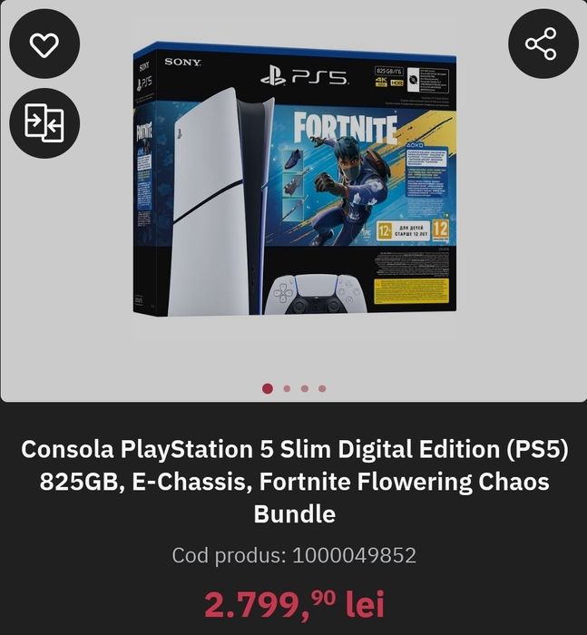 Vand Play Station 5 Digital Edition 825gb