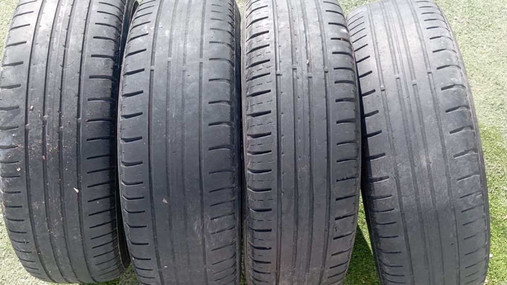 Продам комплект летних б/у шин Hankook Optimo K715
