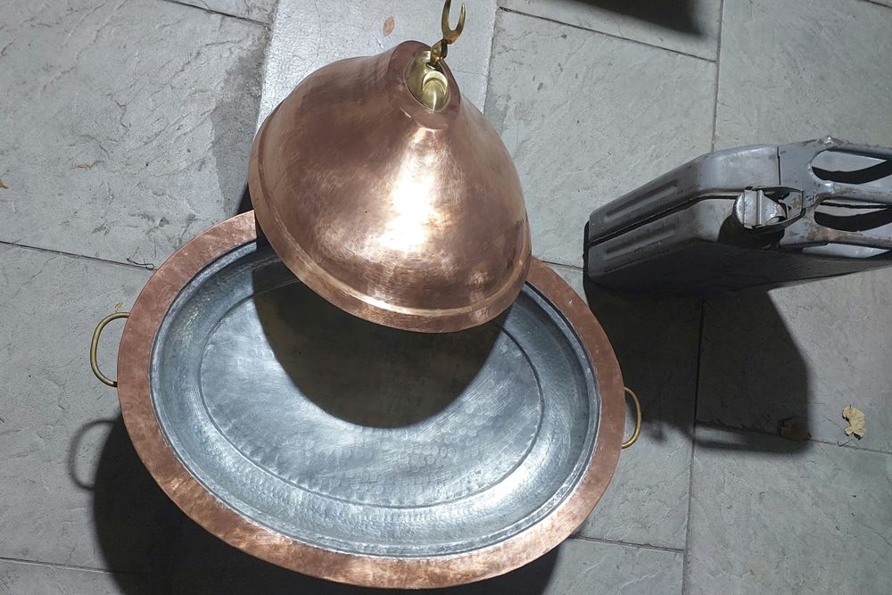 Большой медный садж (мармит). Турция.