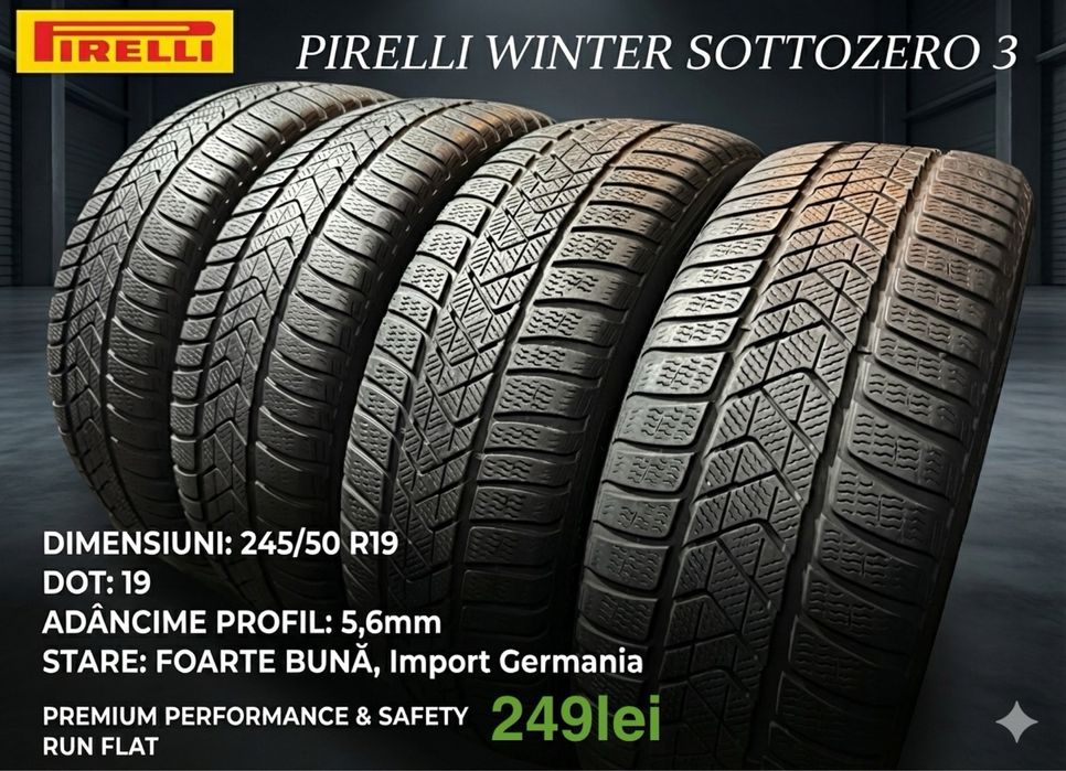 245/50R19 Pirelli Run Flat Steluta Stare perfecta