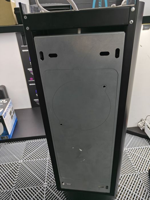 Hota insula FALMEC Polar Black, 1 motor, 800 m3/h, D 35 cm, negru