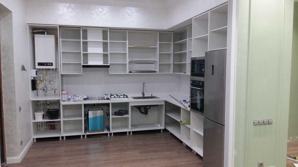 Кухонный гарнитур на заказ.   Ошхона мебеллари буюртма асосида.