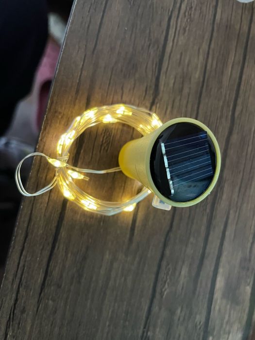 Lumini pentru sticle cu energie solară LED rezistent la apă