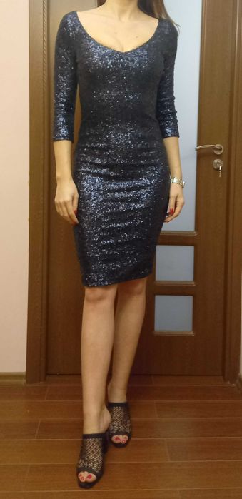 Rochie elastica din paiete