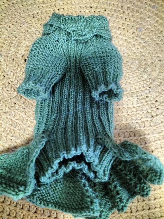 Вязаная одежда для декоративных собак.