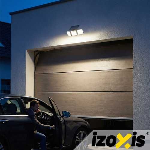 Соларна лампа 167 LED 500lm IP65 със сензор за движение и здрач