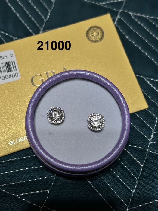 Серебро с муассанитами