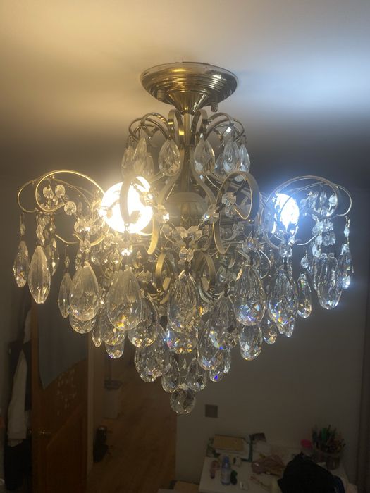 Люстра хрусталь классика