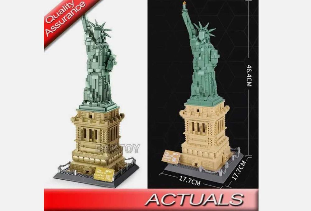 Лего Lego Статуя Свободы-1577 элемент. 35Доставка бесплатно