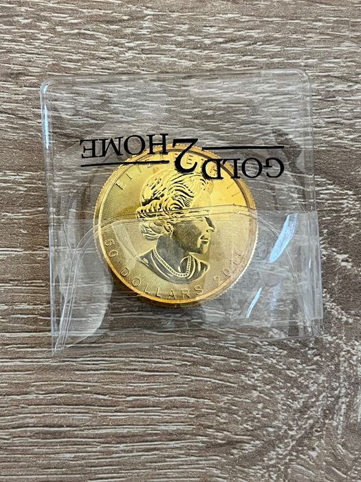 Vand aur moneda maple leaf de 31.1 gram
