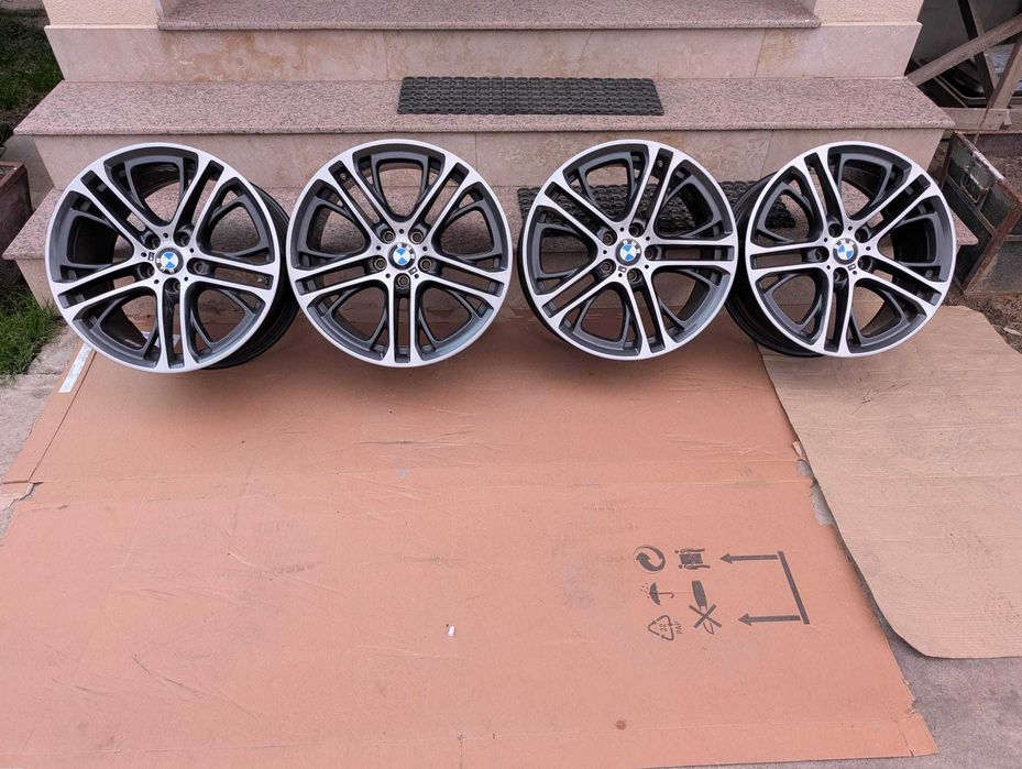 4 Jante GOALE BMW R20 X3 F25 X4 F26 2 latimi style M310 + senzori si capacele