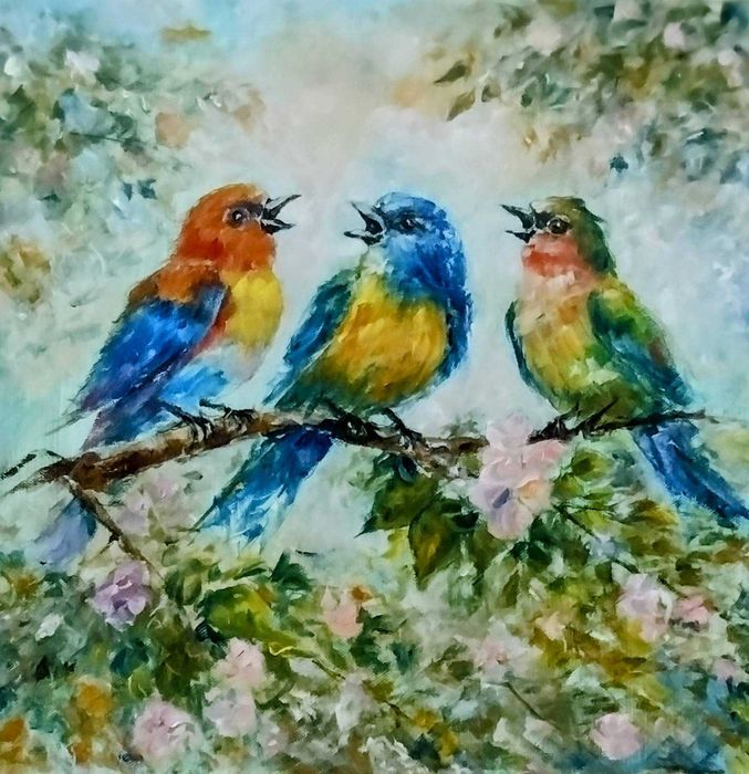 Картина маслени бои върху платно