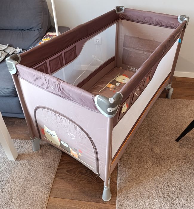 Сгъваема кошара Baby design на 2 нива + матрак IKEA