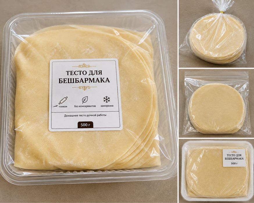 Тесто на бешбармак