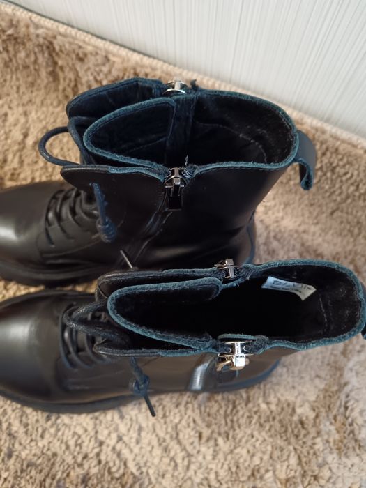 Сапоги кожанные демисезон