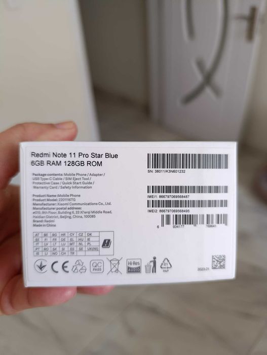 Продавам Xiaomi redmi note11 pro