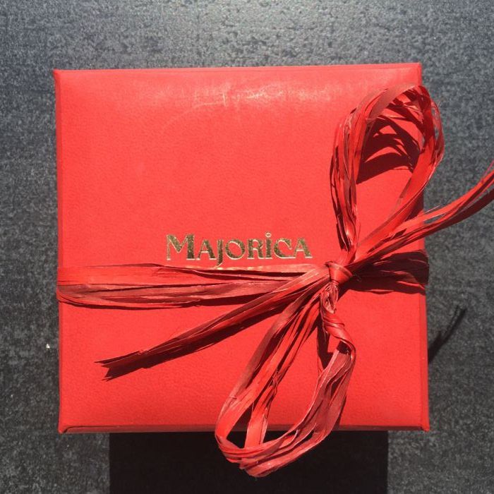 Комплект обеци и висулка с перли Majorica - Сребро с родиево покритие