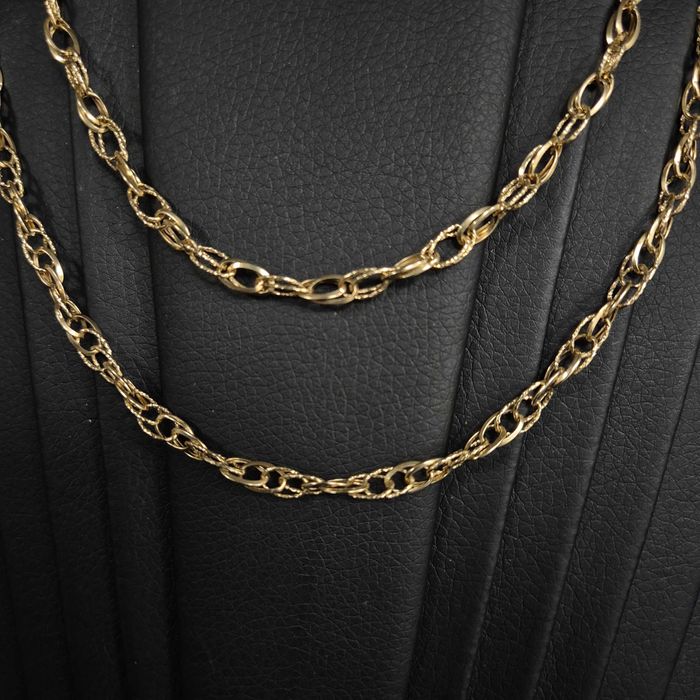 ( B32094.1 / Ag28 Doi Baieti ) Lant Aur 14K - 8.54 grame / 3838 lei